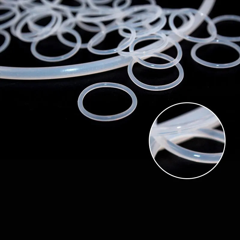 20PCS VMQ Silicone O-Ring Gaskets CS1.9mm OD 21–30mm Silicone O-Ring Gasket Richie's