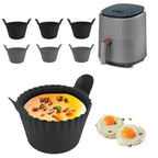 Silicone Baking Egg Cups for Air Fryer – Non-Stick Reusable Silicone Baking Cups Richie's