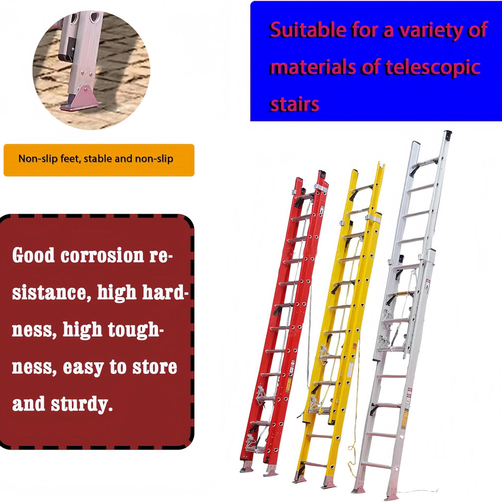 Anti-Skid Extension Ladder Feet Shoe Kit for Aluminum Ladders Ladder Shoe Kit Richie's