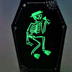 Nightglow Skeleton Coffin Wallet – Halloween Card & ID Holder Card & ID Wallet Richie's