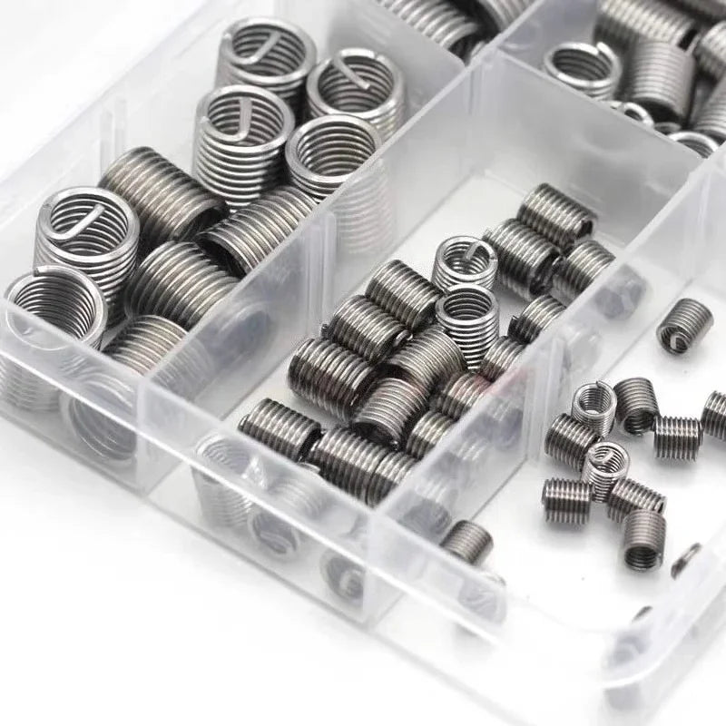 Stainless Steel Thread Repair Insert Set M3–M12 | 60–300 Pcs Thread Repair Insert Set Richie's