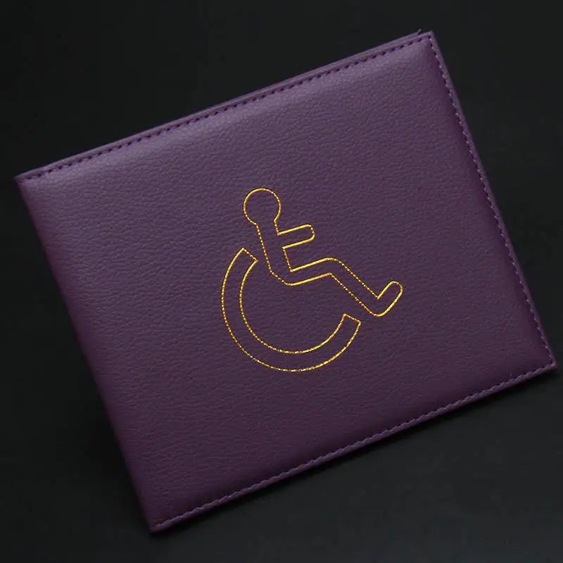 Waterproof PU Leather ID Badge & Certificate Holder Wallet ID Certificate Holder Richie's Purple