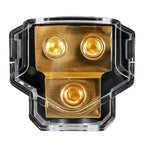 Copper 2-Way Power Distribution Block 0/2/4 AWG In 4/6/8 AWG Out Power Distribution Block Richie's