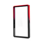 Gradient Aluminum Trading Card Case 35PT UV Double-Sided Glass Trading Card Case Richie's Black red