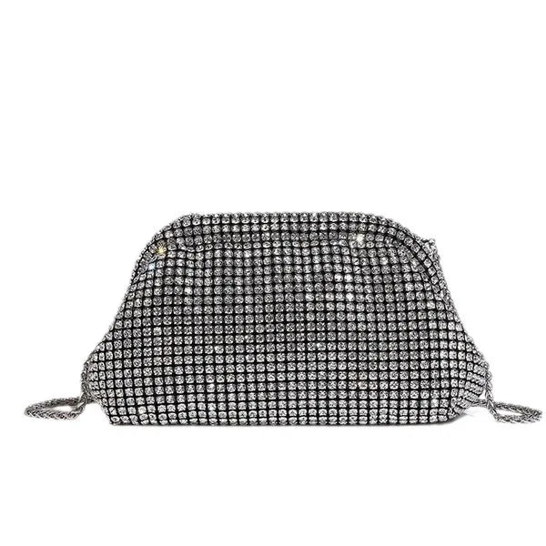 Luxury Rhinestone Cloud Clutch Bag – Glitter Evening Purse Evening Clutch Bag Richie's