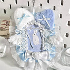 Sweet Plush Lace Photocard Holder with Bowknot Pendant Photocard Holder Richie's A4