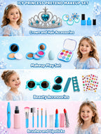 Girls Princess Pretend Makeup Play Set with Bag & Mirror Pretend Play Makeup Set Richie's