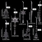 Acrylic Crystal Snowflake Ice Drop Christmas Tree Ornaments Christmas Tree Ornaments Richie's