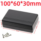 Waterproof ABS Plastic Project Box Electronic Enclosure Case Electronic Enclosure Box Richie's 100x60x30mm-Black