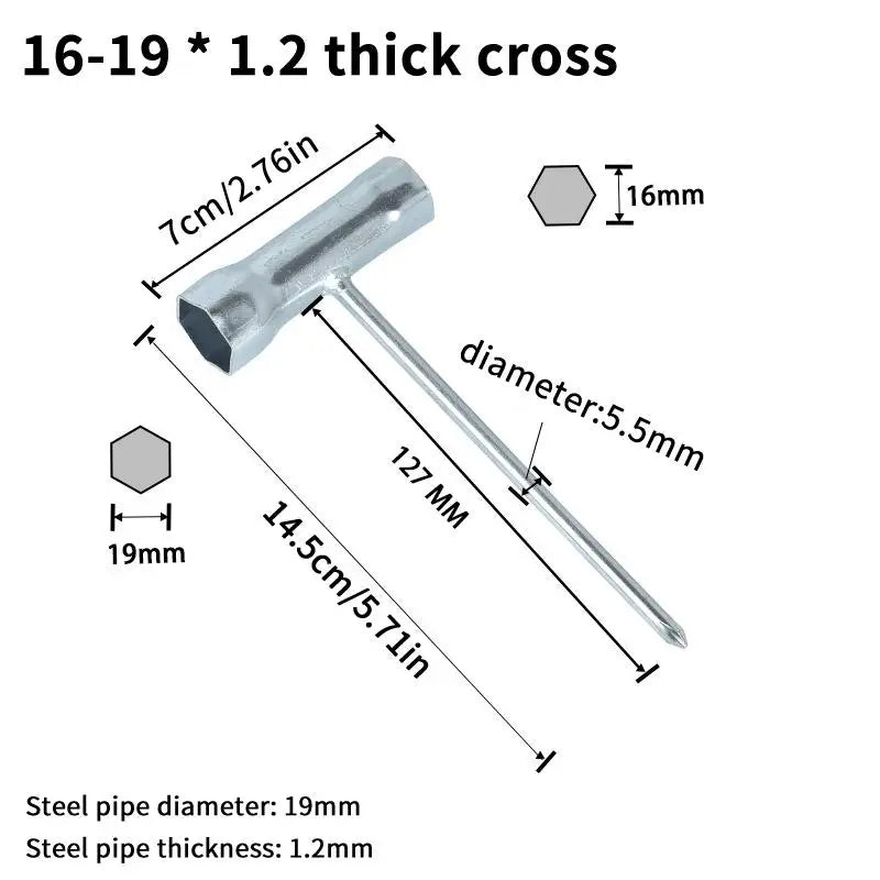 2-in-1 Spark Plug Socket Wrench – High Carbon Steel Spanner Socket Wrench Tool Richie's 16 1912