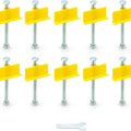 10PCS Manual Tile Leveler Height Adjustment Positioner Tool Set Tile Leveling Tool Richie's 10 Pcs