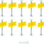 10PCS Manual Tile Leveler Height Adjustment Positioner Tool Set Tile Leveling Tool Richie's 10 Pcs