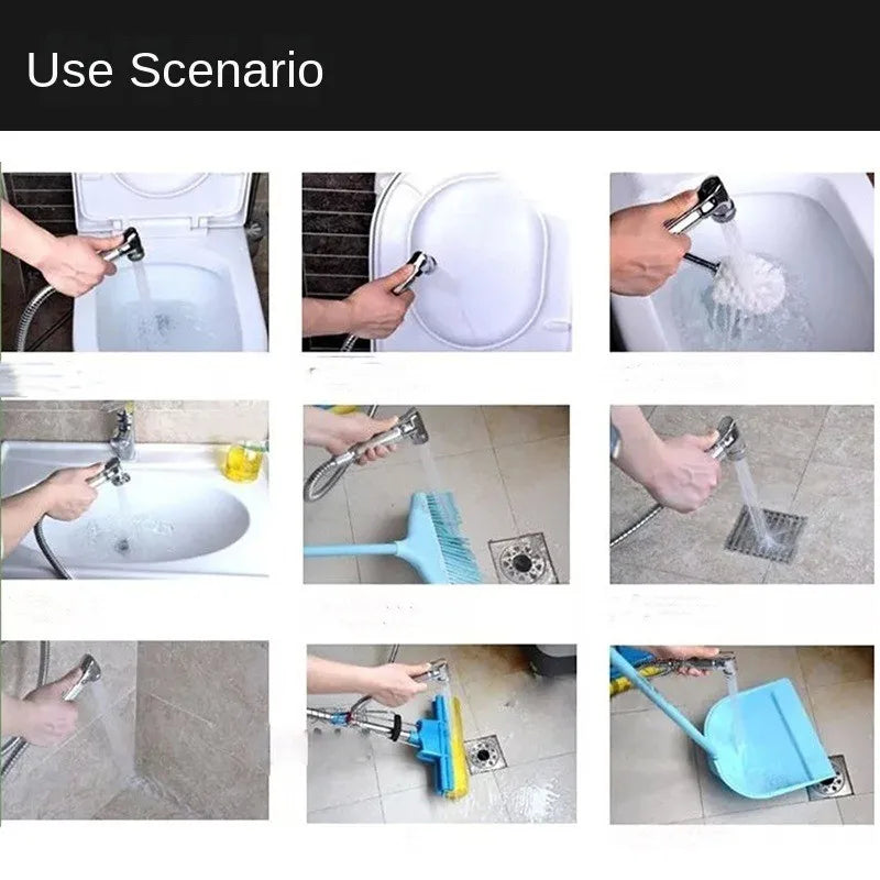 Handheld Bidet Toilet Sprayer with 1.5M Flexible Hose Bidet Sprayer Richie's