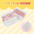 10Pcs Reborn Baby Doll Diapers Pretend Play Accessories 14-18" Doll Accessories Richie's