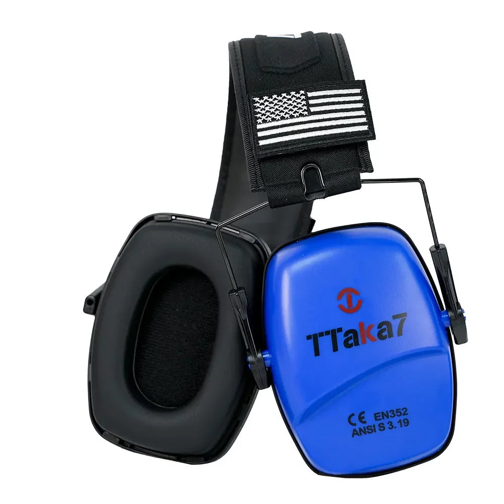 Shooting Earmuffs 25dB Passive Noise Reduction Ear Protectors Shooting Earmuffs Richie's TTAKA7-HP dark blue