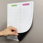 Reusable Magnetic Fridge Whiteboard – Erasable Memo & List Board Magnetic Memo Board Richie's