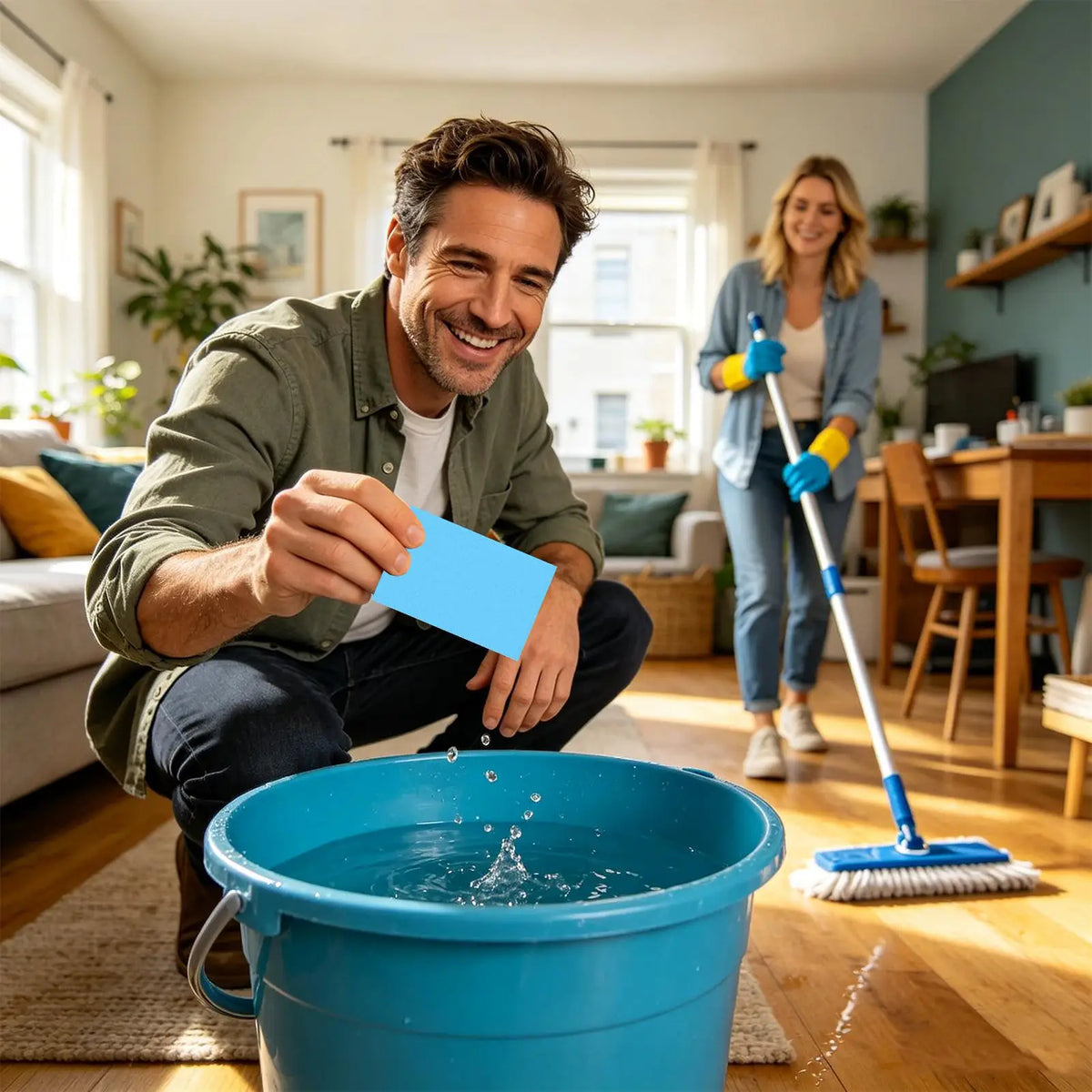 Dissolvable Floor Cleaning Sheets 30pk – Multipurpose Stain Remover Floor Cleaning Sheets Richie's
