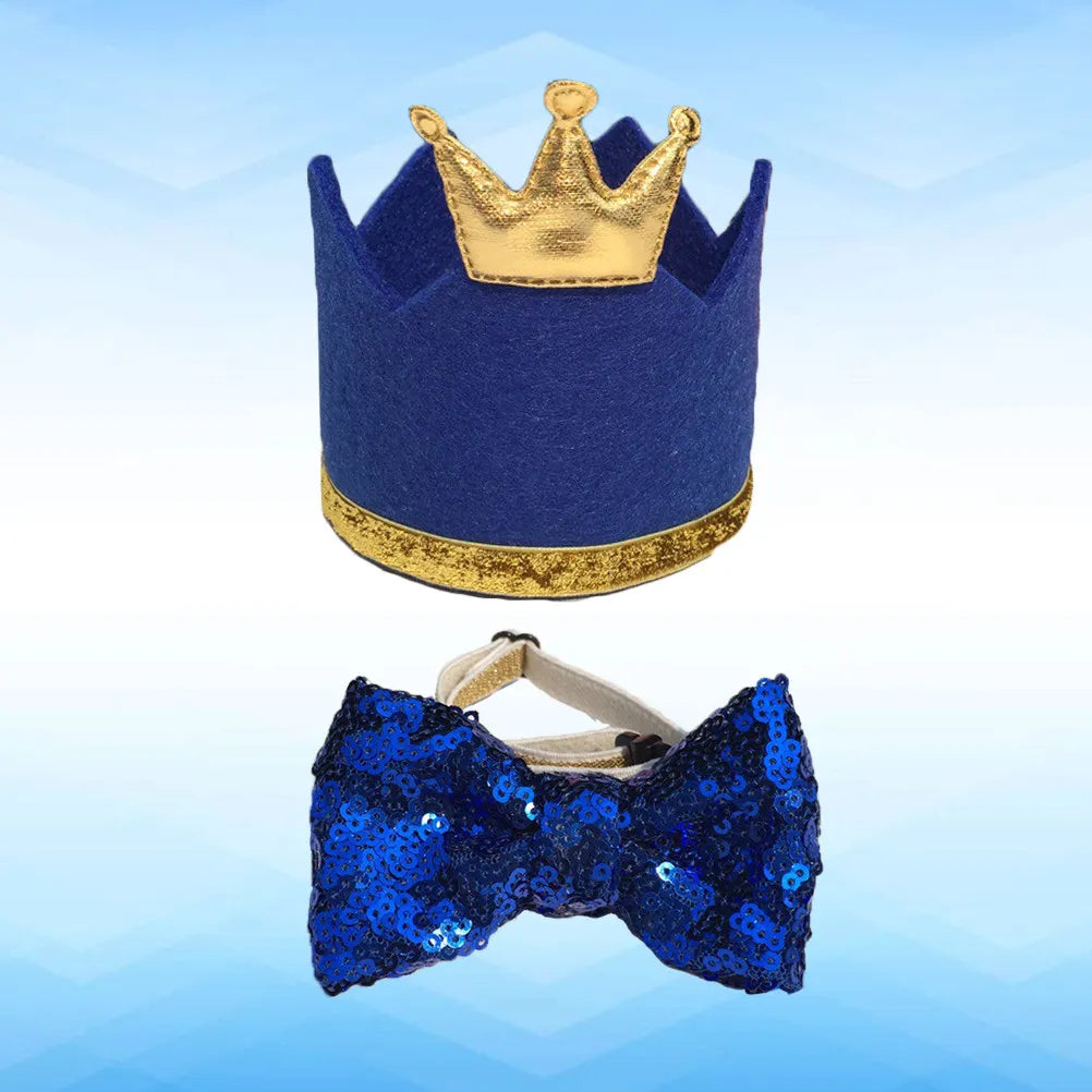 Dog Birthday Hat with Bowknot – Soft Cute Pet Party Headwear Pet Party Hat Richie's