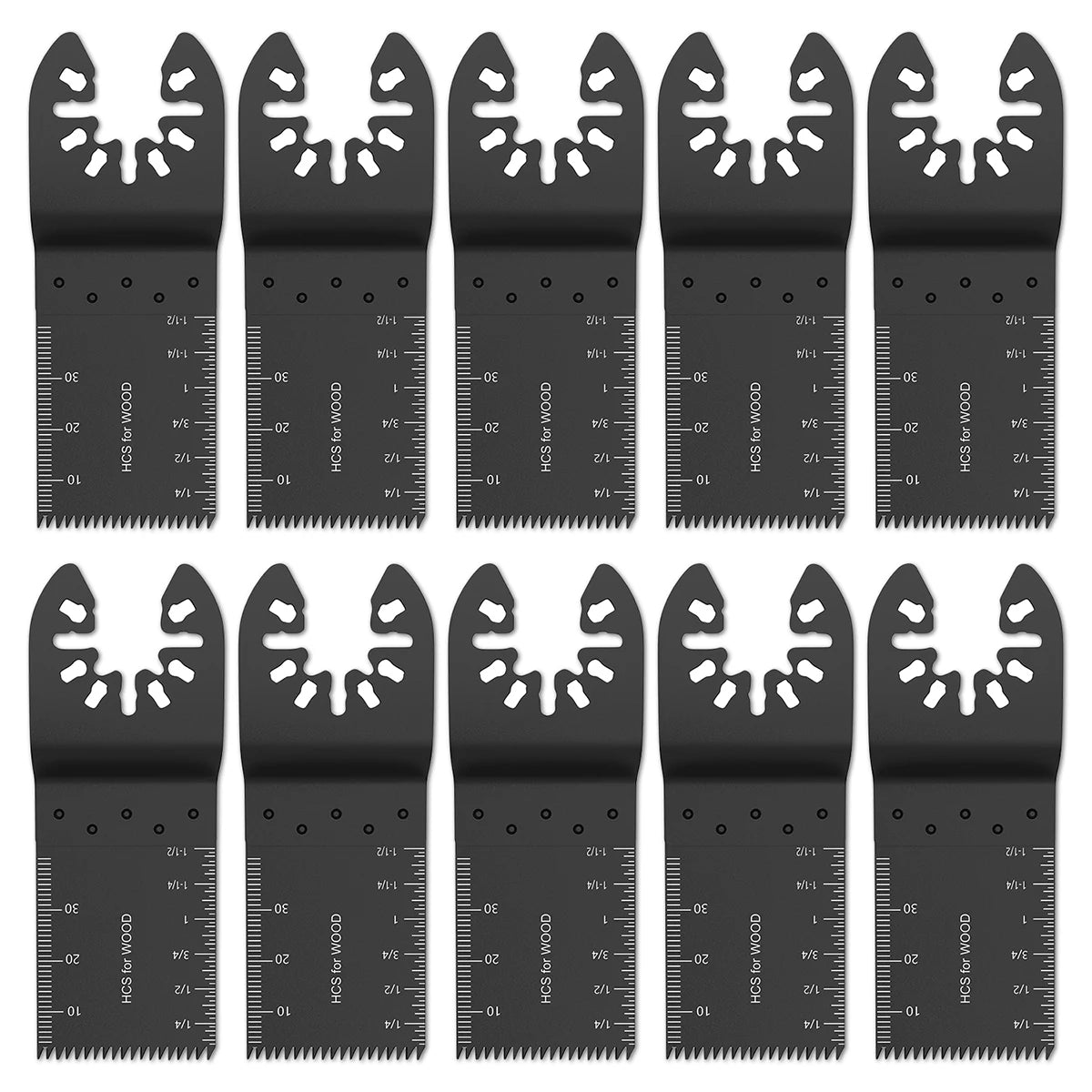 Oscillating Multi-Tool Saw Blades 10/25 Pcs Quick Release Set Oscillating Saw Blades Richie's 34mm-10Pcs