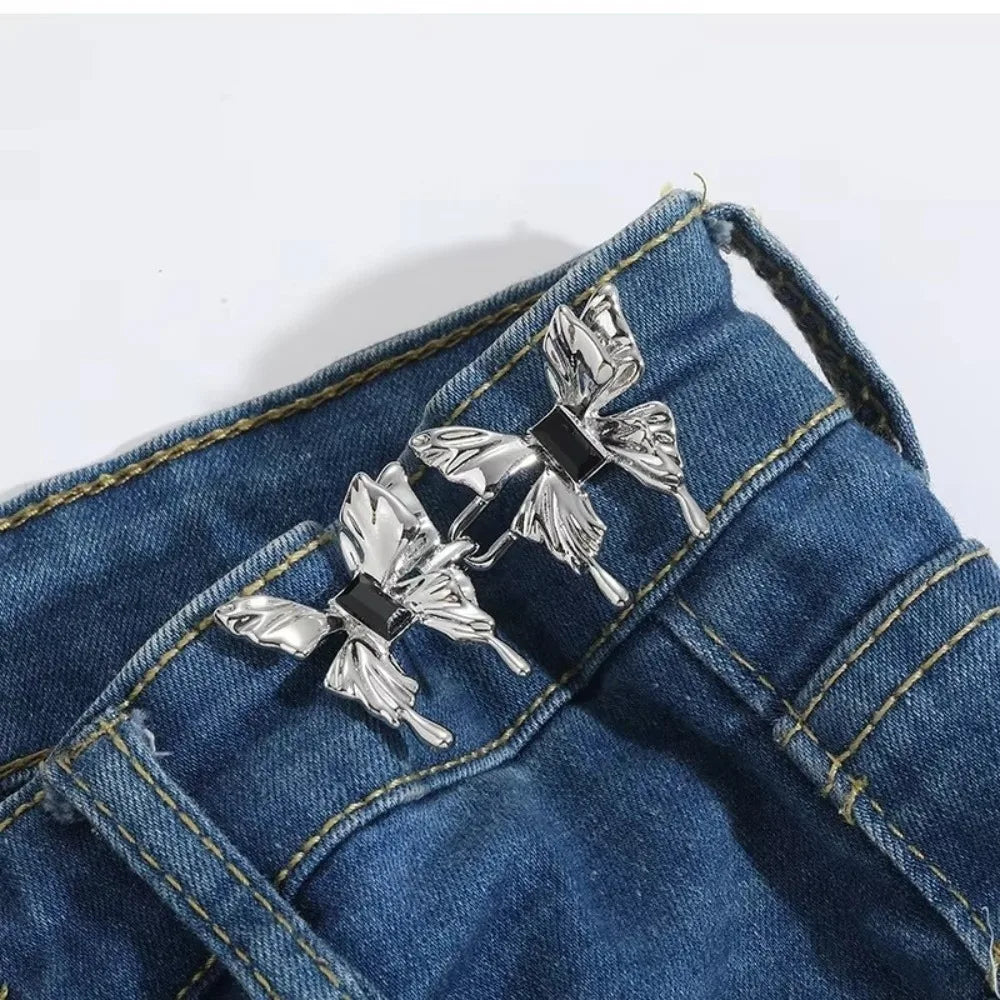 Star & Butterfly Jeans Waist Adjuster Pins – Metal Buttons Waist Adjuster Pins Richie's 4