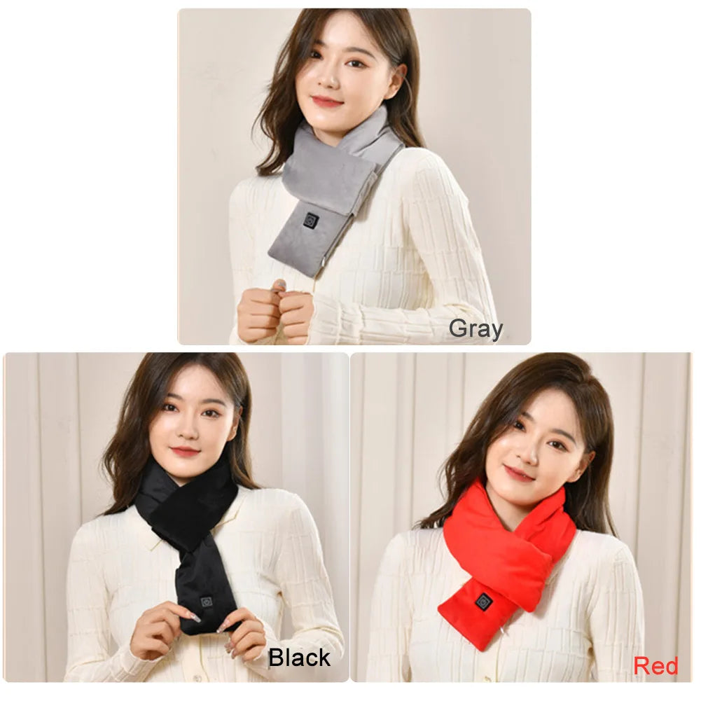 USB Electric Heated Scarf – Thermal Neck Wrap for Outdoor Use Electric Heated Scarf Richie's
