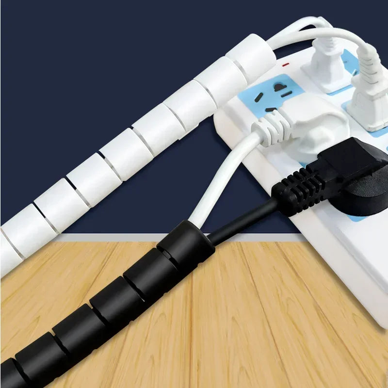 2M Flexible Spiral Cable Wire Protector & Cord Organizer Cable Wire Organizer Richie's