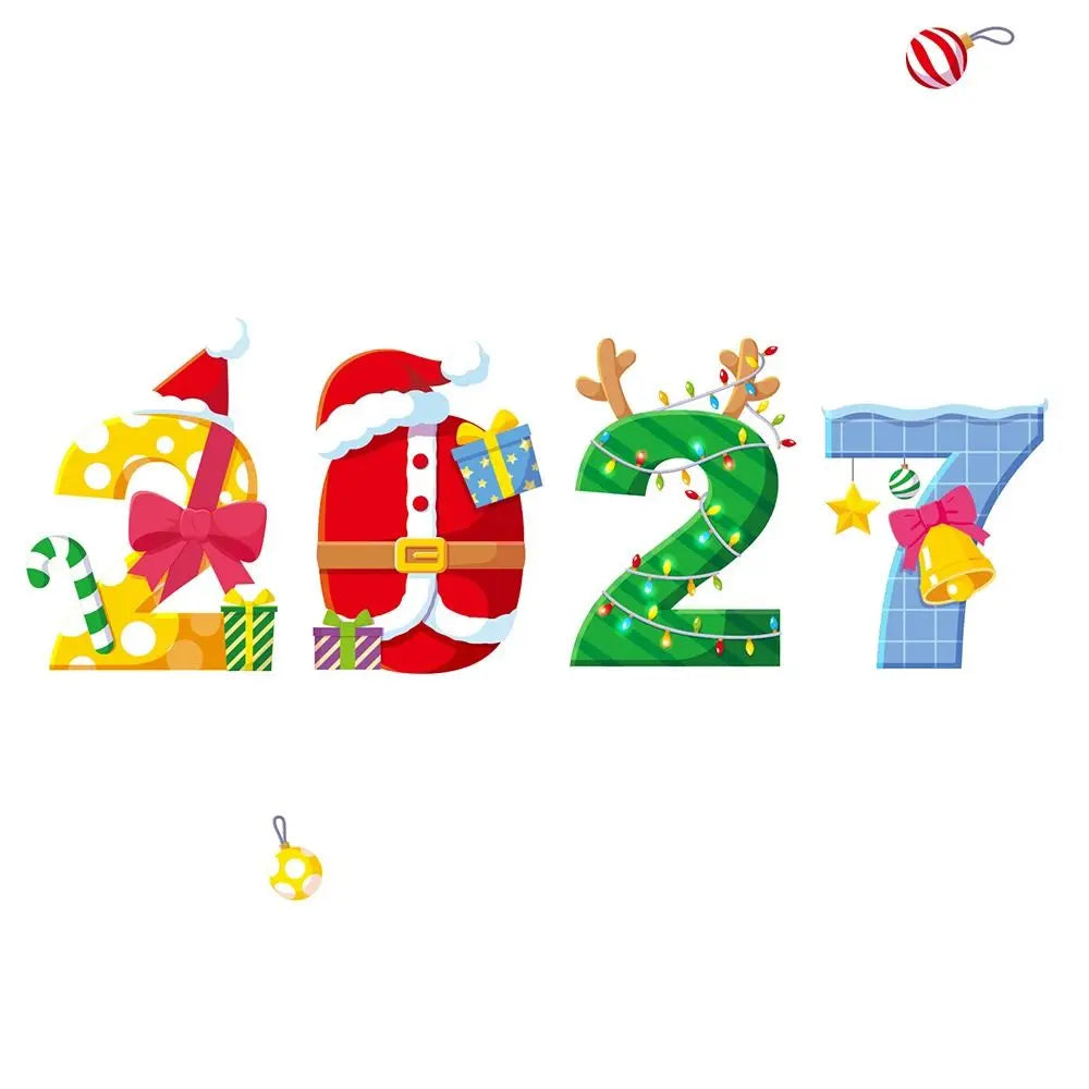 Christmas Electrostatic Window Clings – Snowflake & Santa Stickers Christmas Window Stickers Richie's