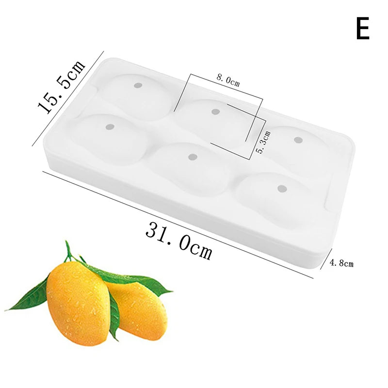 Mango Silicone Mold – Cake, Mousse & Ice Cream Baking Silicone Baking Mold Richie's E