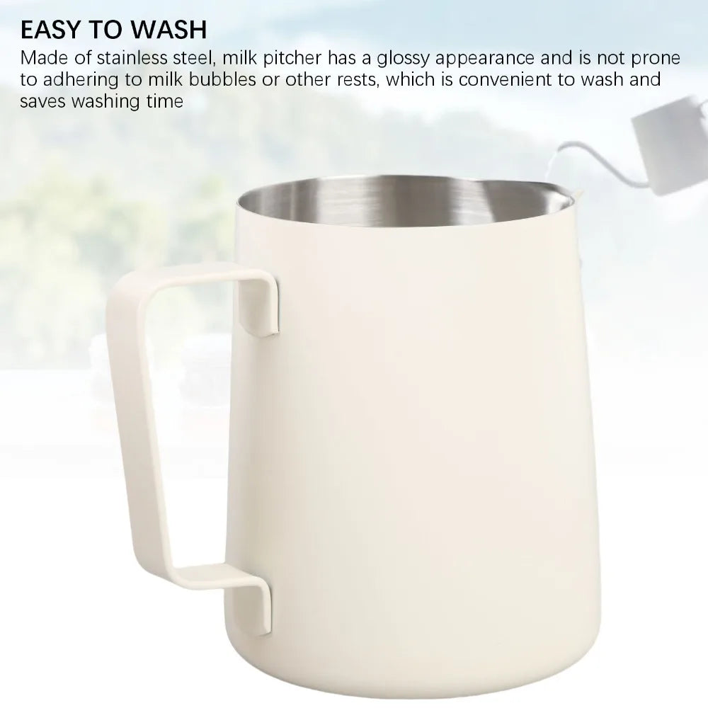 304 Stainless Steel Milk Frothing Pitcher – Latte Art Cup 350ml Milk Frothing Pitcher Richie's
