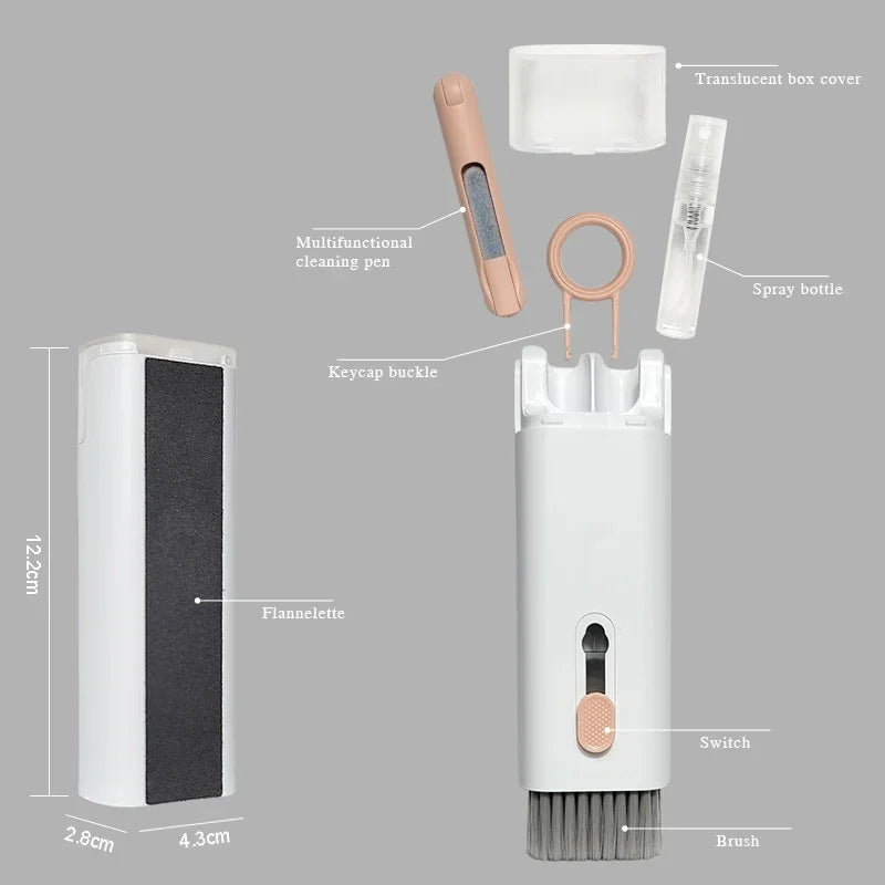 7-in-1 Keyboard & Earphone Cleaning Kit with Keycap Puller Electronics Cleaning Kit Richie's