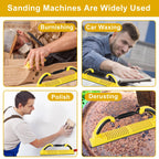 Longboard Hand Sanding Block Set with Hook & Loop Sandpaper Sanding Block Set Richie's