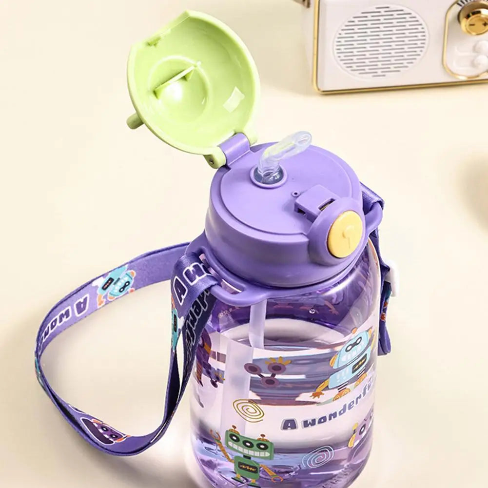 Kids BPA-Free Water Bottle with Straw 650ml – Leakproof Kids Water Bottle Richie's