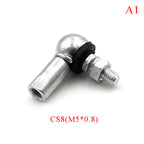 Carbon Steel Ball Head Joint Rod End Bearing M5 M6 M8 M10 Rod End Bearing Richie's M5x0.8