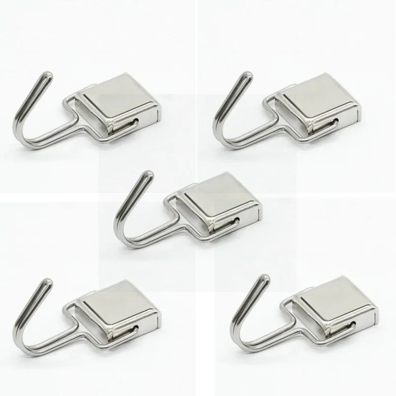 Strong Magnetic Hooks – Multi-Purpose Home & Kitchen Organizer Magnetic Storage Hooks Richie's 5pcs