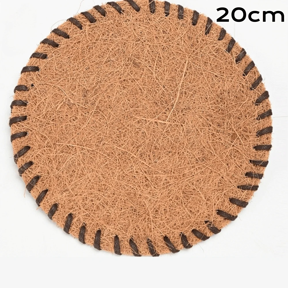 Round Braided Bristle Placemat – Heat Resistant Non-Slip Table Mat Table Placemat Richie's 20cm as show