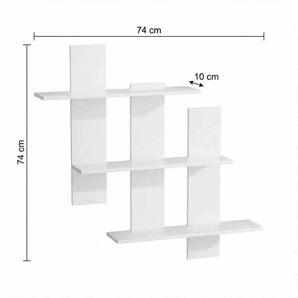 Minimalist 3-Layer Wall Mounted Floating Shelf Rack Floating Wall Shelf Richie's