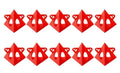 10pc Pyramid Painting Bracket Set – Spray & Stain Tripod Cones Painting Bracket Set Richie's 10 Pcs-Red