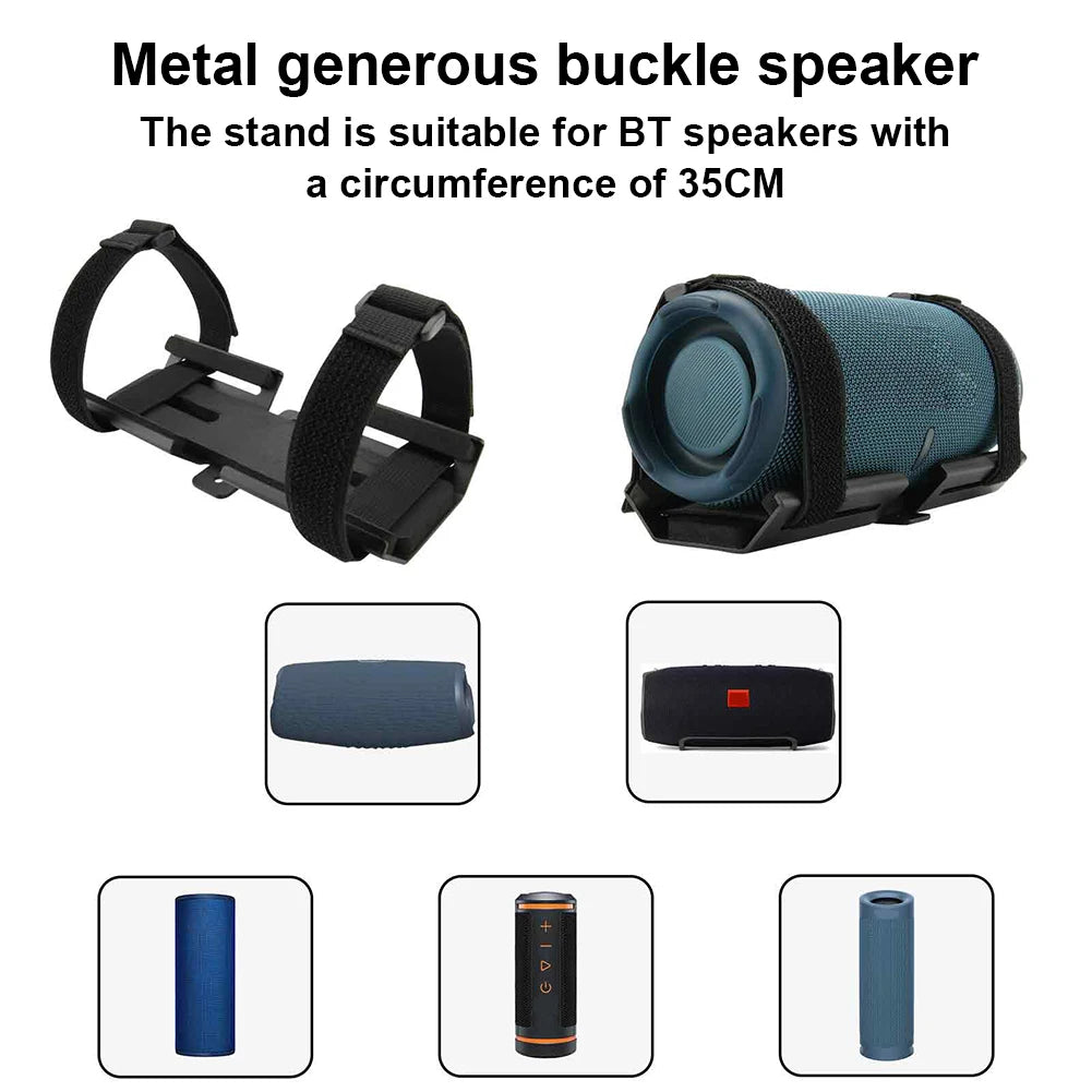Metal Speaker Mount Holder Adjustable Strap for JBL Charge & Flip Speaker Mount Holder Richie's