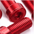 4Pcs M5 Aluminum Alloy CNC Bike Water Bottle Cage Bolts Bike Cage Bolts Richie's Default Title