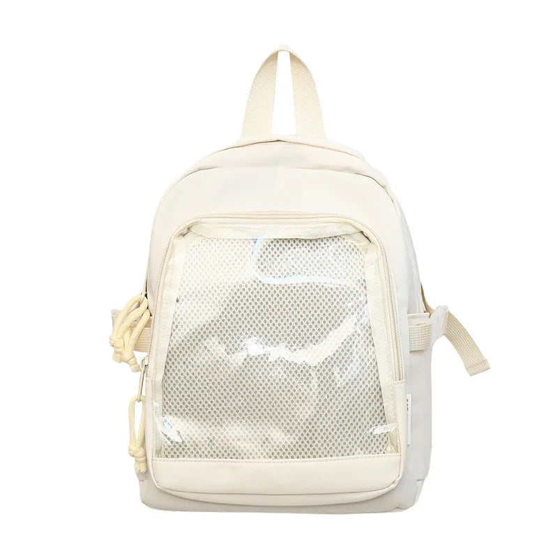 Japanese Y2K Ita Backpack – Cute Harajuku Preppy Schoolbag Ita Backpack Richie's S-24x15x31cm-white