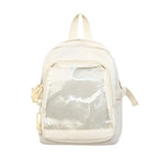 Japanese Y2K Ita Backpack – Cute Harajuku Preppy Schoolbag Ita Backpack Richie's S-24x15x31cm-white