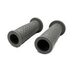 Vintage 22mm Motorcycle Handlebar Grips – Retro Rubber Pair Motorcycle Handlebar Grips Richie's Grey