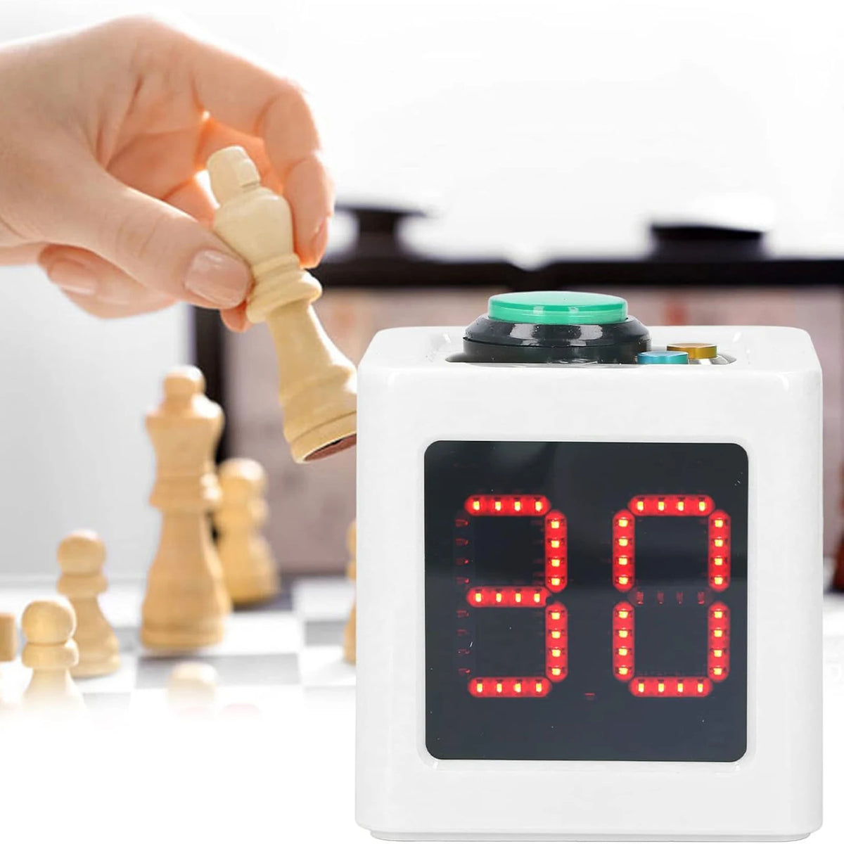 APWIKOGER 4-Sided Digital Cube Countdown Timer – Poker Chess Digital Cube Timer Richie's