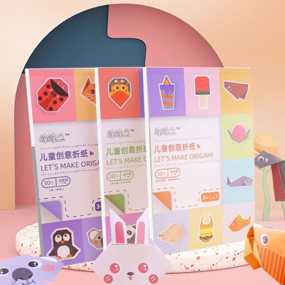 DIY Origami Paper Animal Kit – 30 Sheets Cute Desk Décor Origami Craft Kit Richie's
