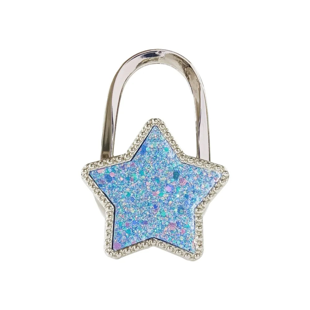 Foldable Star Handbag Hook – Zinc Alloy Purse Hanger for Table Handbag Hook Hanger Richie's 07