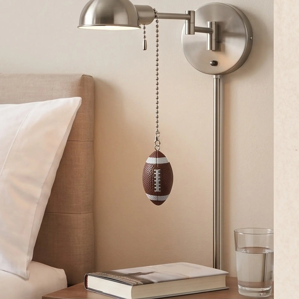 Sports Ball Ceiling Fan Pull Chain Set – 2Pcs Beaded Metal Fan Pull Chain Set Richie's
