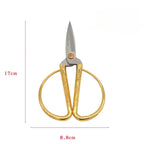 Mini Retro Stainless Steel Sewing Scissors – Embroidery & Fabric Sewing Scissors Richie's 17CM