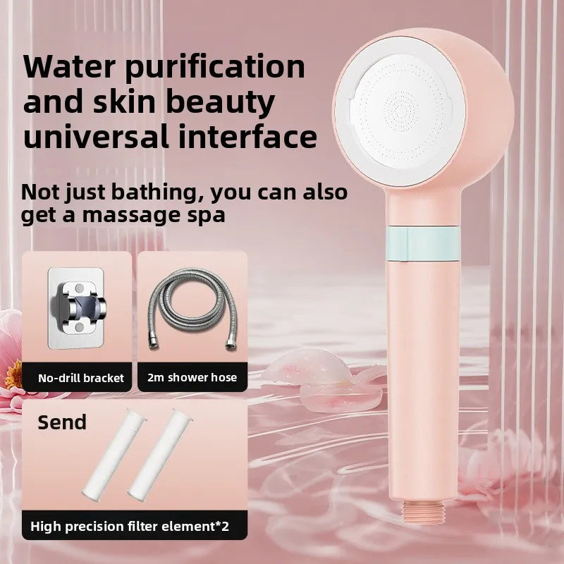 Pressurized Handheld Shower Head with Purification Filter Handheld Shower Head Richie's Powder set 5