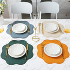 Flower Shaped PVC Placemat – Heat-Resistant & Waterproof Table Placemat Richie's