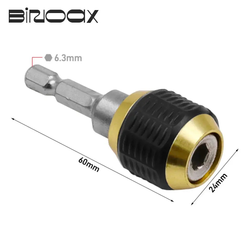 60mm Quick Release Self-Locking 1/4" Hex Shank Connecting Rod Drill Bit Extension Richie's